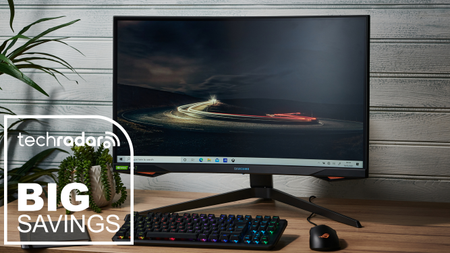 Image of a Samsung monitor with 'Big Savings' logo